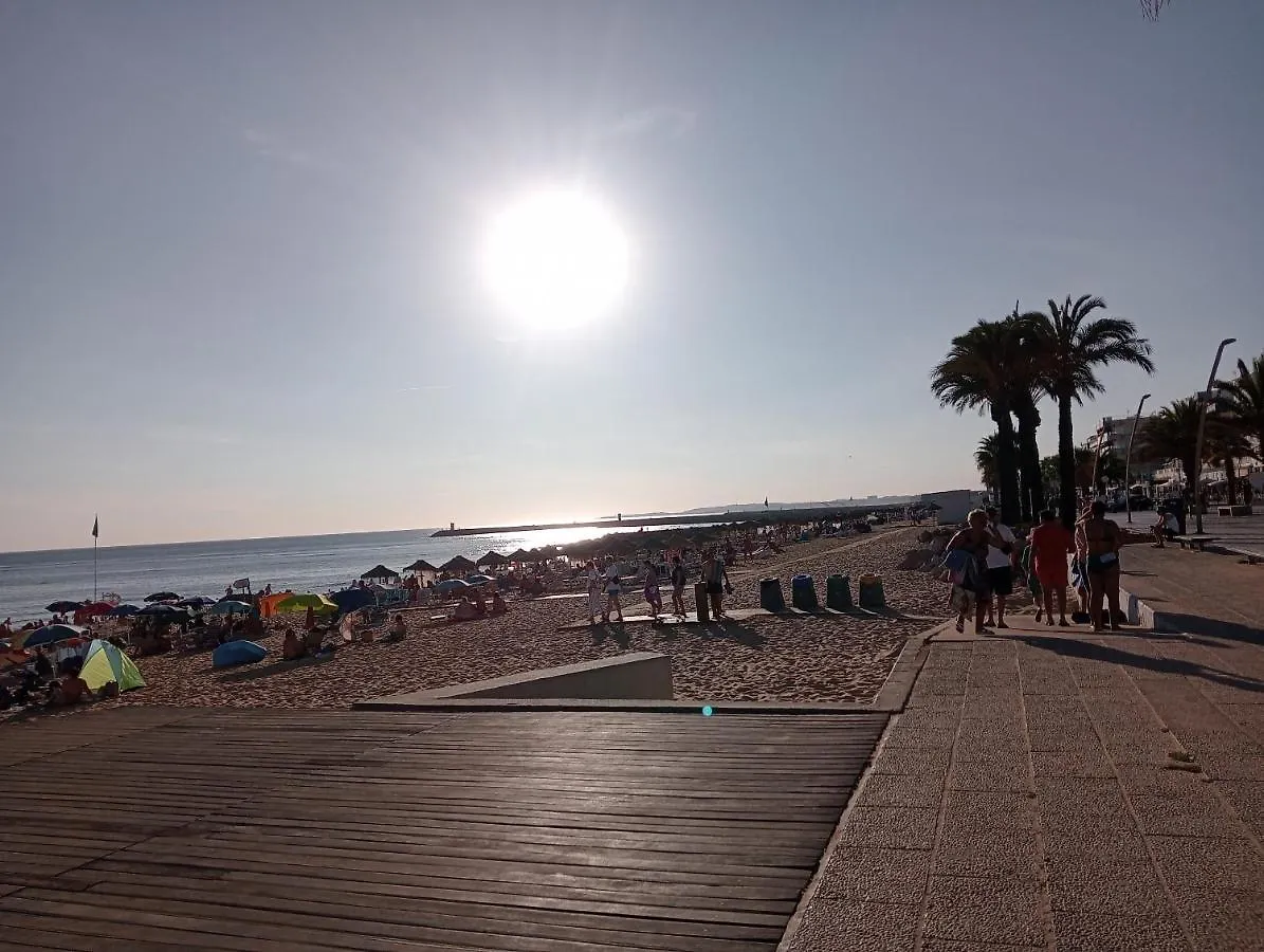 Front Beach Quarteira Ground Floor Girassol Studio Apartment